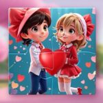 Puzzle cuplu Valentine